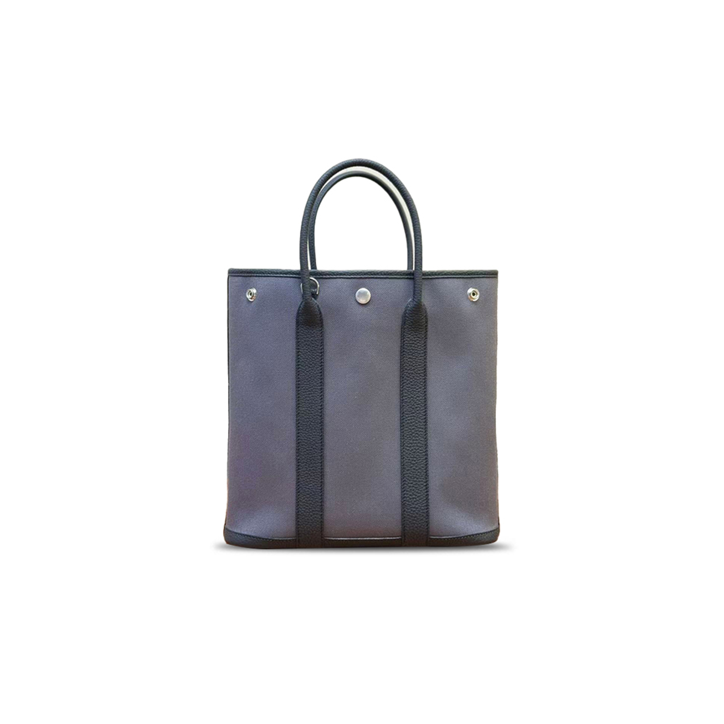 HERMÈS TOILE H NEGONDA GARDEN FILE 28 ETOUPE  (28*23*12cm)